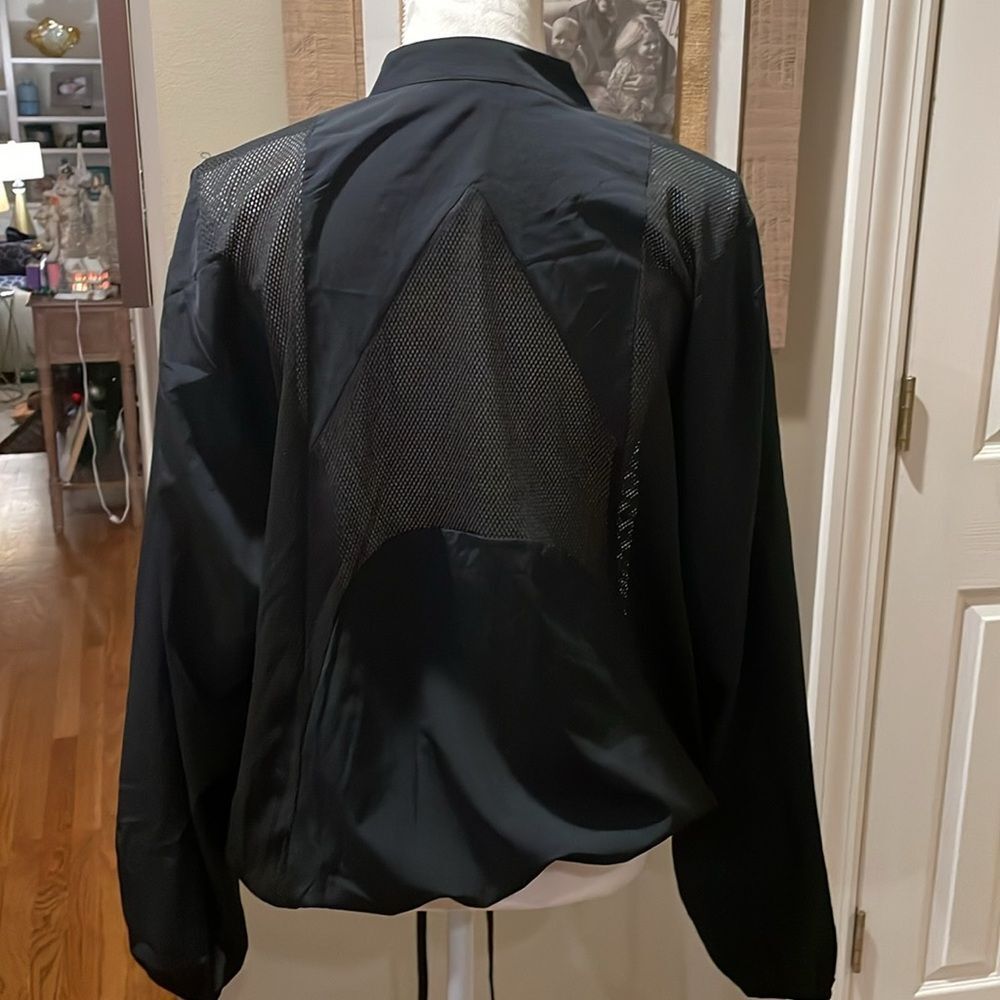 Black Mesh Cutout Jacket - Picture 5 of 6
